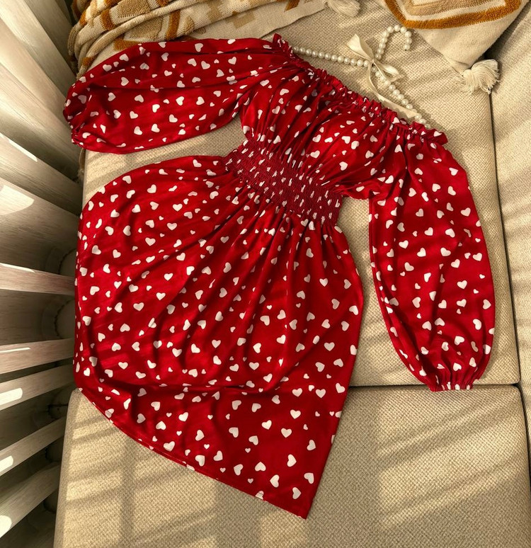 پیراهن عروسکی قلبی