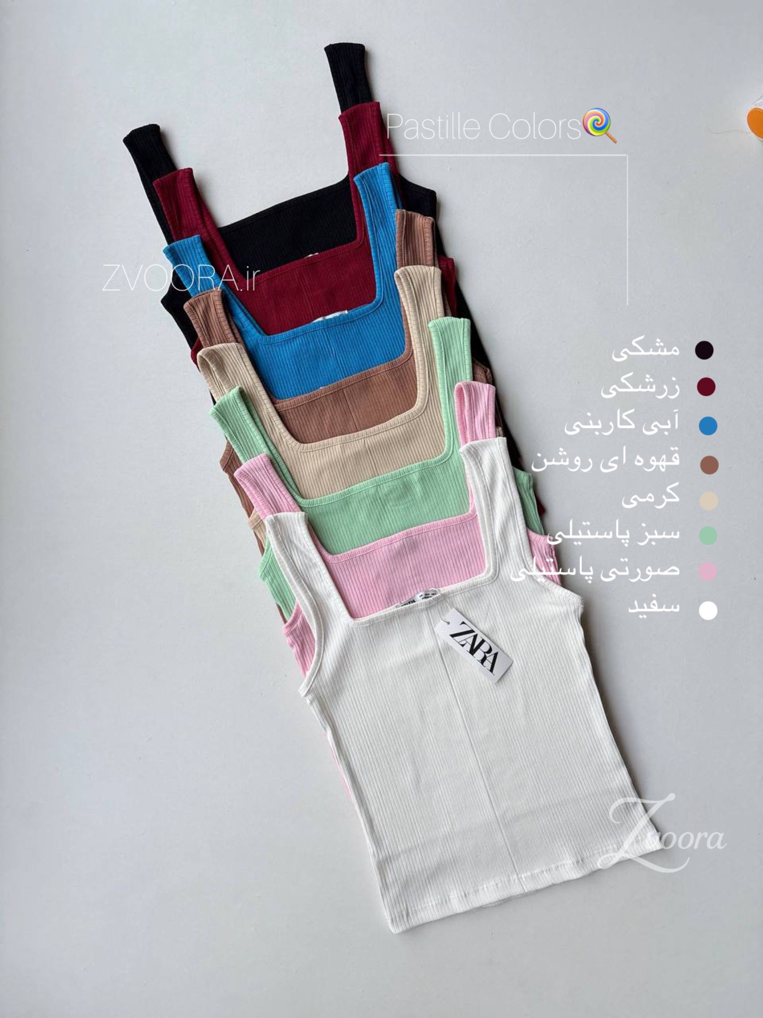 تاپ کبریتی یقه خشتی نرم و لطیف زنانه و دخترانه